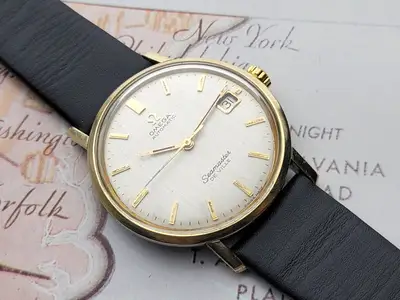 Omega 14K SS Omega Seamaster DeVille Cal