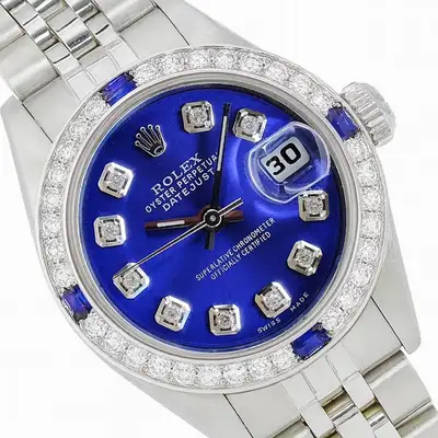 Rolex Datejust Stainless Diamond Bezel Jubilee