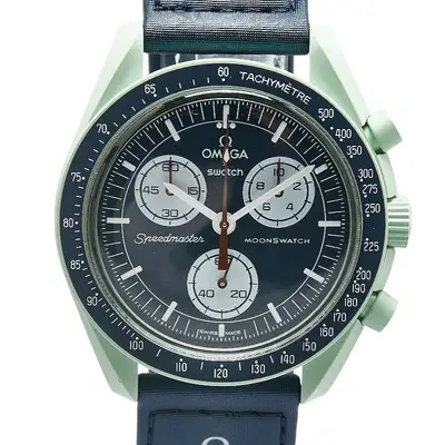 Omega Swatch Speedmaster Mission on Earth