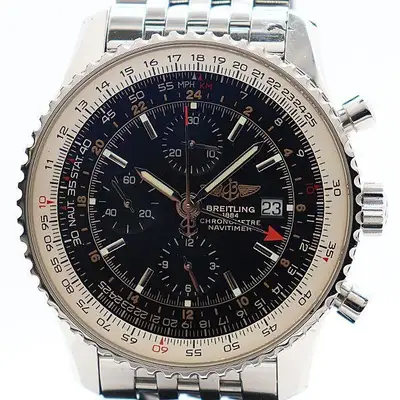 Breitling NAVITIMER WORLD A24322 Black #VWM5646