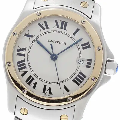 Cartier W20037R3 Santos Ronde MM Date