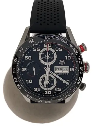 TAG Heuer TagHeuer Carrera Analog Rubber BLK SLV