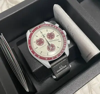Omega x Swatch Speedmaster MoonSwatch Beige