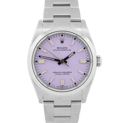 Rolex MAR Rolex Oyster Perpetual LAVENDER PURPLE