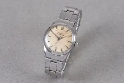 Rolex OYSTER PERPETUAL SEMI BUBBLEBACK FLAT