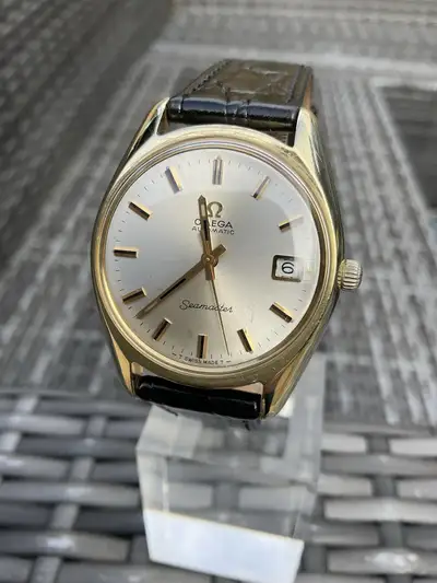 Omega Lovely Omega Seamaster Gold Plated