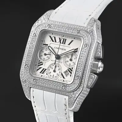 Cartier Santos 100 Chronograph Date WM500651