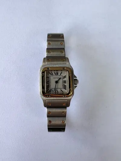 Cartier 18K/Steel Cartier Santos de Cartier Ref
