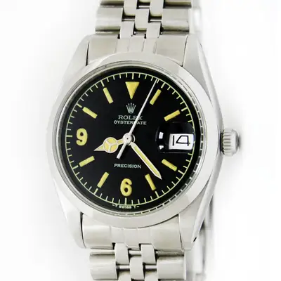 Rolex Oysterdate Precision Men Steel Ref