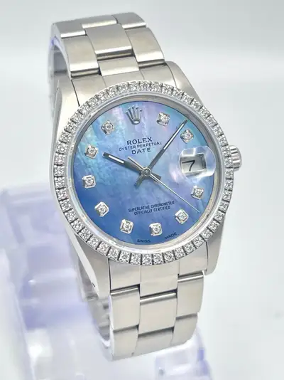 Rolex Oyster Date 15000 Blue MOP