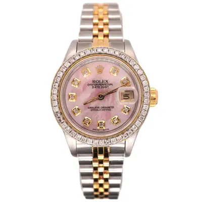 Rolex Datejust 18k Gold Steel ICED