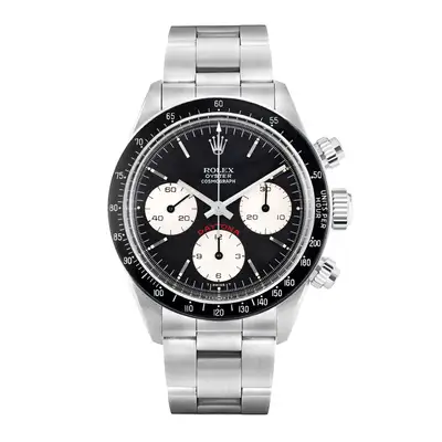 Rolex Daytona Black Index Hour Stainless