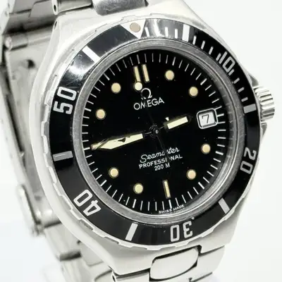 Omega Seamaster Professional 200 Silver Black