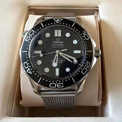 Omega Seamaster Diver Mesh Bracelet Date
