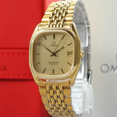 Omega OH OMEGA Seamaster Cal.1110 Date Gold