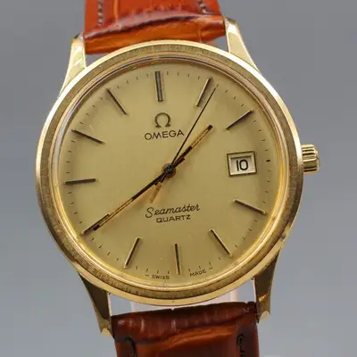 Omega [N Omega Seamaster 1342 Gold Push