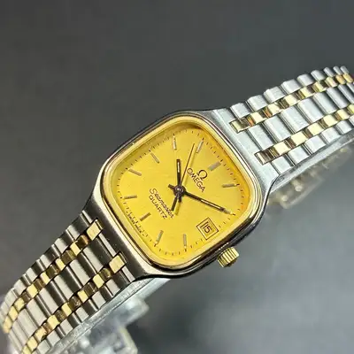 Omega Good Omega Seamaster Square Gold