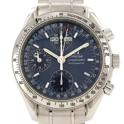 Omega Authentic Omega Speedmaster Day-Date 3523.80 Stainless Steel Mechanical Auto...