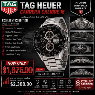 TAG Heuer TagHeuer Carrera Chronograph Calibre 16 Day