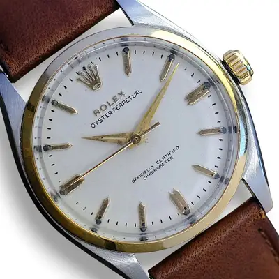 Rolex Oyster Perpetual 6564 Steel Gold