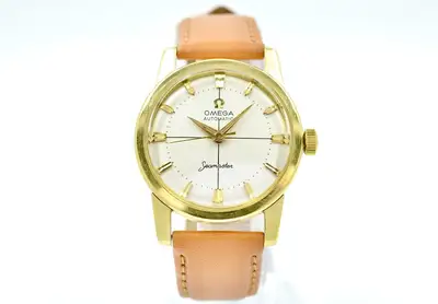 Omega Seamaster 2846 14k yellow gold