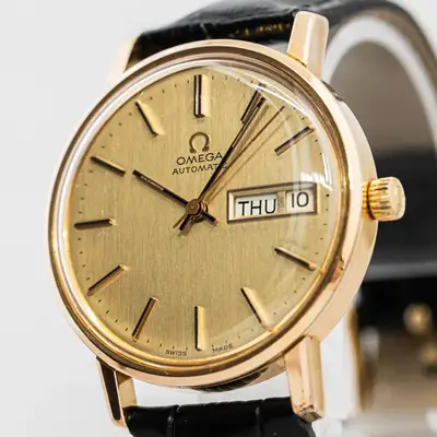 Omega **NEAR OMEGA Seamaster Cal.1022 Day/Date Gold