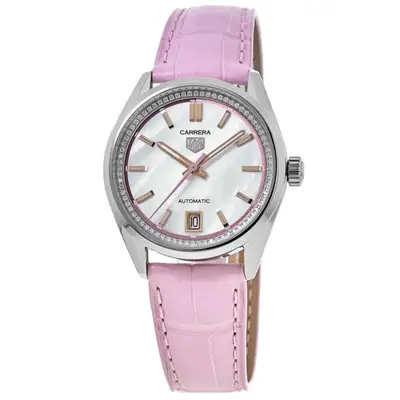 TAG Heuer Carrera Date White Mother