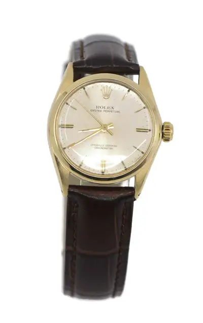 Rolex Oyster Perpetual 14K Yellow Gold