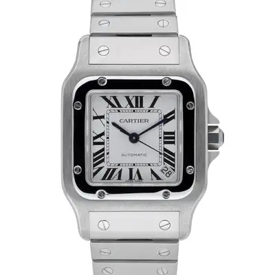Cartier Santos Galbée 2823 with Steel