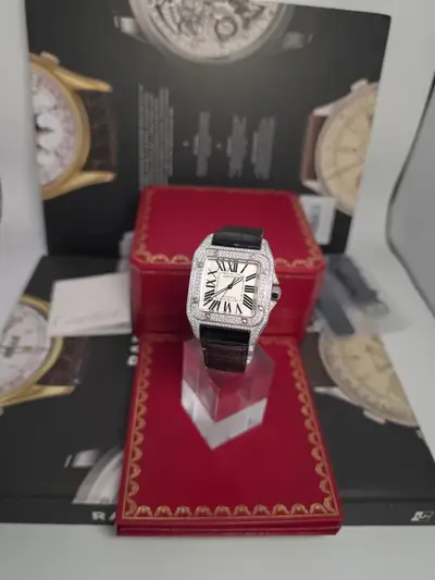 Cartier Santos 100 XL Large Diamond