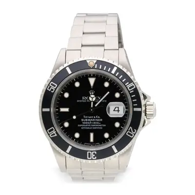 Rolex Rolex Submariner Tiffany & Co Dial 16610 Steel Automatic Date Watch