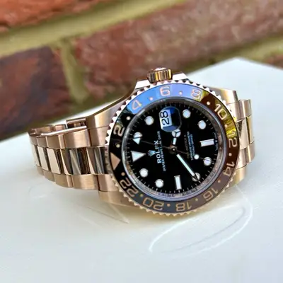 Rolex GMT-Master II Rootbeer full Rose