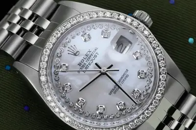 Rolex Datejust White Mother Of Pearl