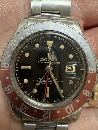 Rolex GMT Master 1675 Gilt Swiss