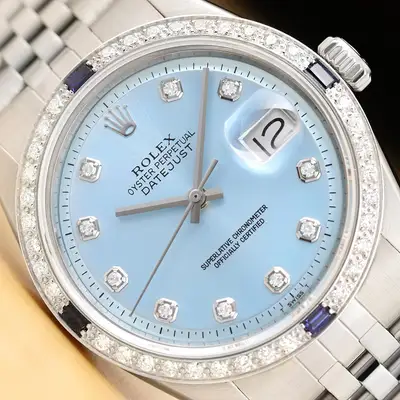 Rolex DATEJUST ICE 18K WHITE GOLD