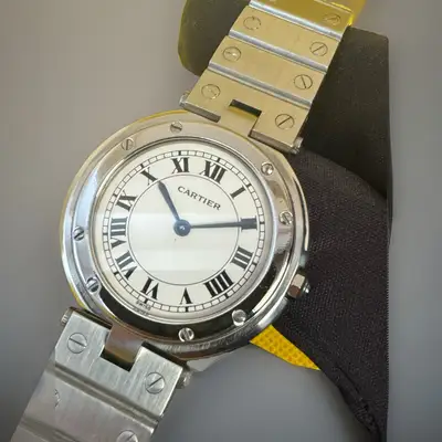 Cartier Santos Round Ref 8192 Steel