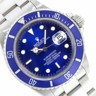 Rolex Submariner Date SS Insert Bezel