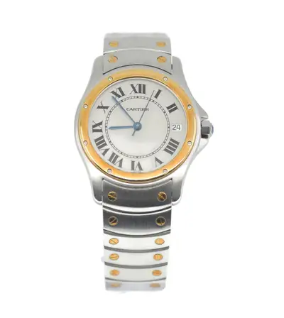 Cartier Santos Ronde 18K/Stainless Steel W20036R3