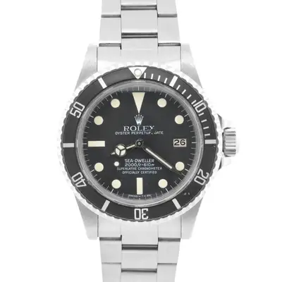 Rolex Sea-Dweller Black PATINA Stainless Steel