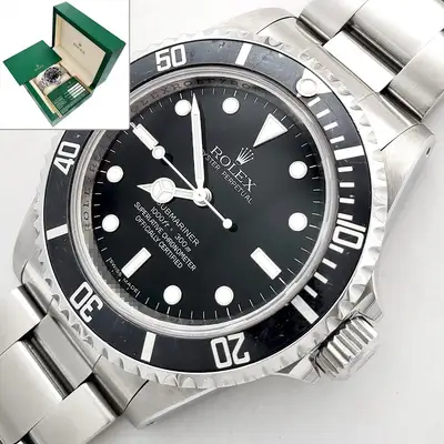 Rolex Submariner Engraved Rehaut No-Date Steel