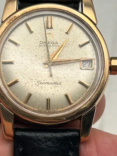 Omega Seamaster Rose Gold Plated -Read