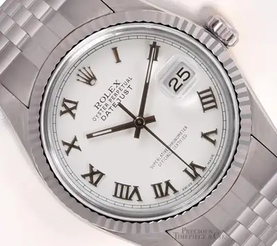 Rolex Datejust Stainless Steel Jubilee 18k