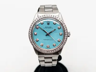 Rolex $15K ROLEX Tiffany Co MIDSIZE 2ct