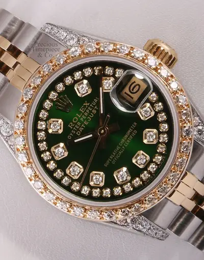 Rolex Datejust Two-Tone Diamond Bezel Lugs