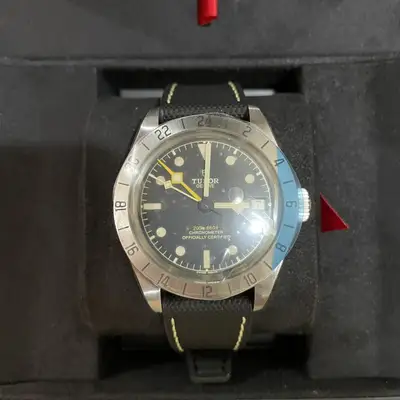 Tudor black bay pro hybrid rubber