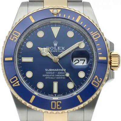 Rolex ROLEX Submariner Date Watch Blue 126613LB K18YG/Stainless Steel mensWatch bl...
