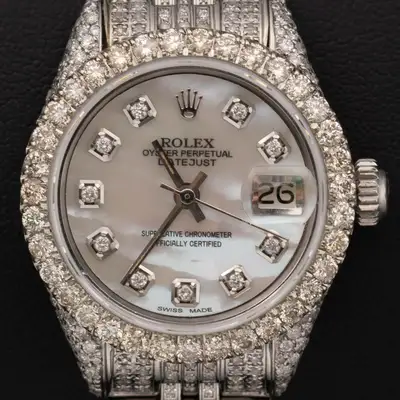 Rolex Datejust 6924 Diamond Bezel Jubilee