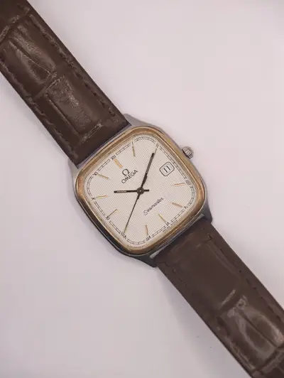 Omega Seamaster Square Case White Circa