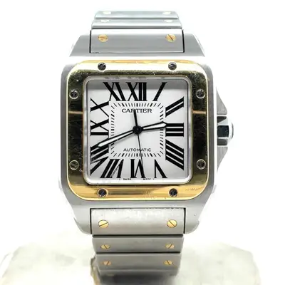 Cartier Santos 100 Large 18k Yellow