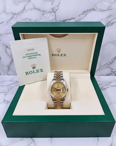 Rolex Datejust in Steel Gold Factory